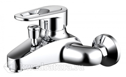 Смеситель для ванны с коротким изливом BRAVAT LOOP F6124182CP-01-RUS