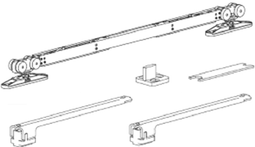 Двойной доводчик Morelli SLIDING SET 3 40kg