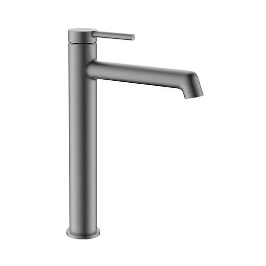 Смеситель для умывальника высокий Calypso CS1 CS1520-9 Оружейная сталь (графит)