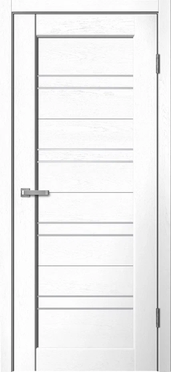 Дверь межкомнатная Сибирь Профиль Status ST01 белая стекло матовое