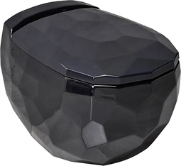 Унитаз подвесной BeWash BEKINGER сиденье микролифт, чёрный глянец, 87303206