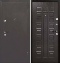 Дверь входная металлическая Феррони Йошкар Меддный антик / Венге